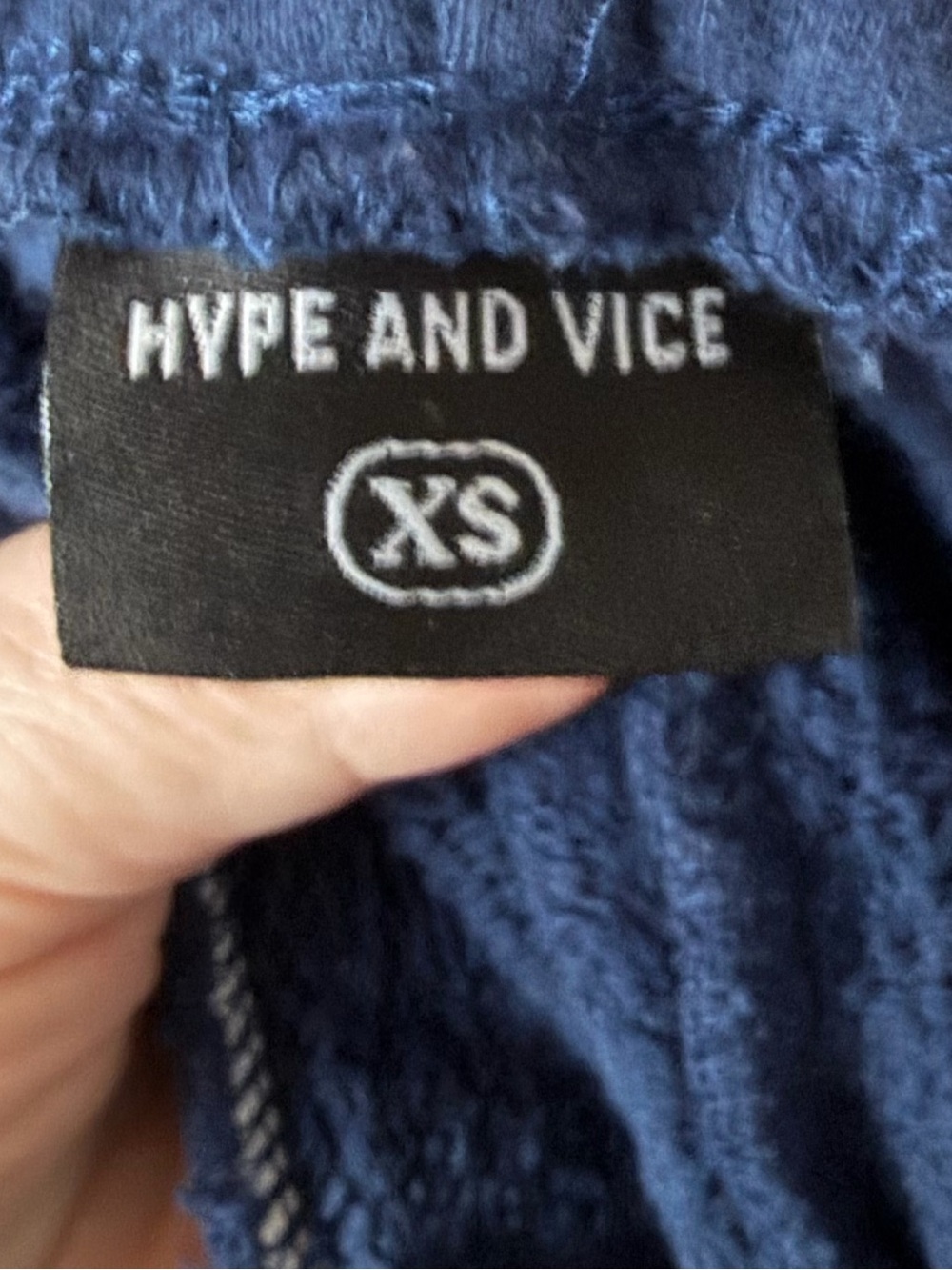 Hype and Vice Navy U of Michigan Sweatpants Women’s XS - Picture 4 of 4